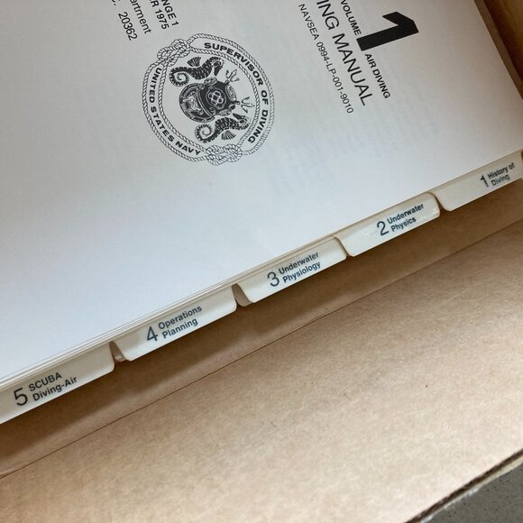 U.S. Navy Diving Vintage Manual December 1975 - Picture 3 of 12